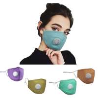 Protective Facial Colorful Reusable Clean Charcoal Filter Purifying Air Mask